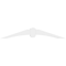 Ekena Millwork Archdale Architectural Grade PVC Gable Bracket, 48"W x 8"H x 4"D x 4"F, 4/12 Pitch GBP048X08X0404ARC00 - alternate 3